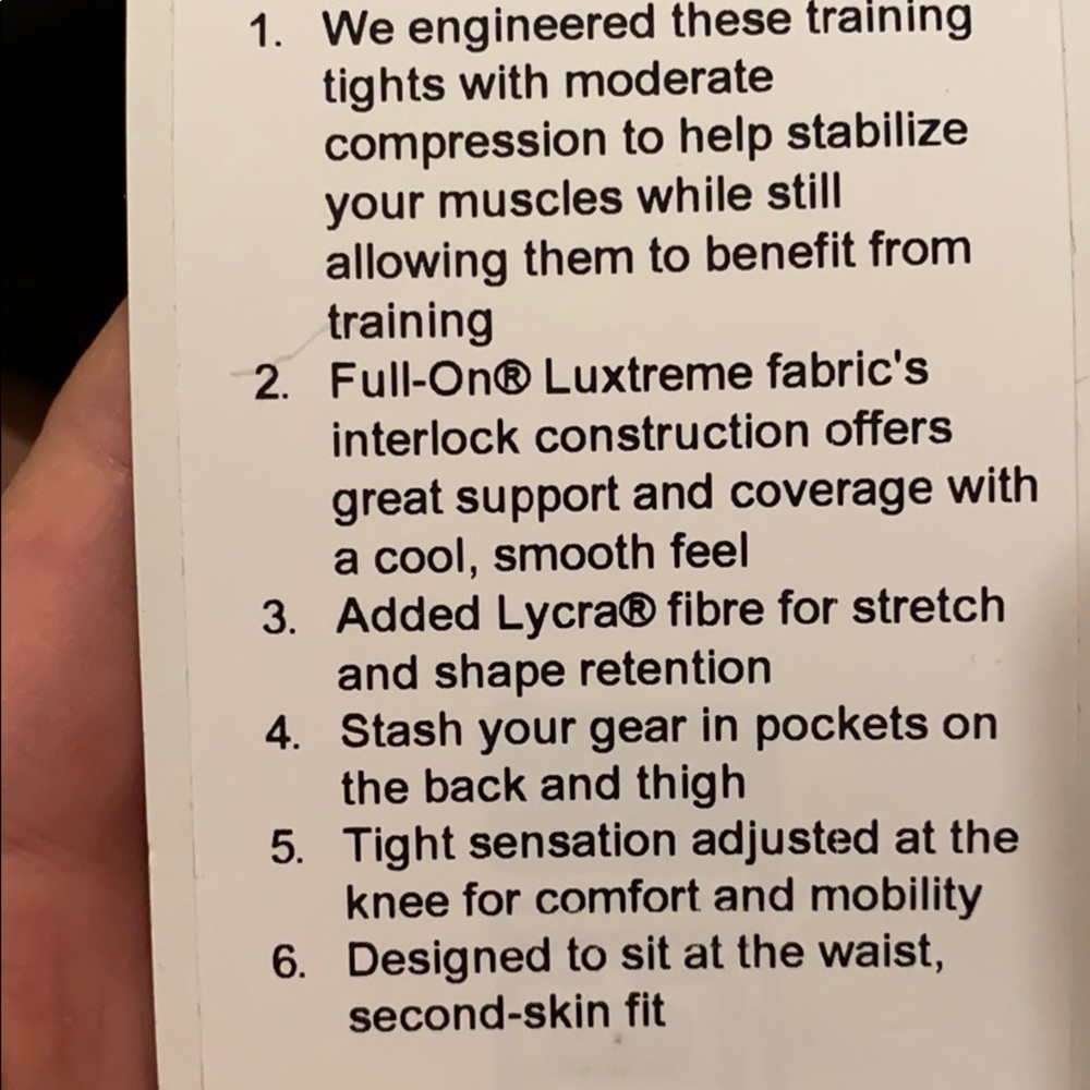 Lululemon Tights - Picture 3 of 3
